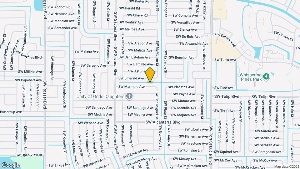 1217 SW Marmore Ave Map and Location Details