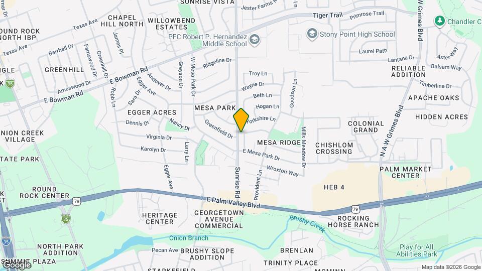 1410 Bellmar Dr Mapa y Detalles de la Ubicación