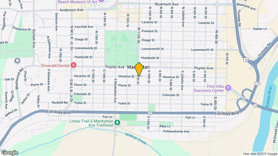 1031 Houston St Mapa y Detalles de la Ubicación