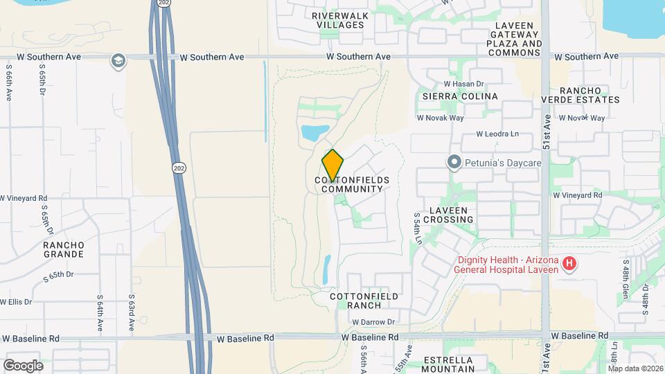 6646 S 57th Ave Map and Location Details