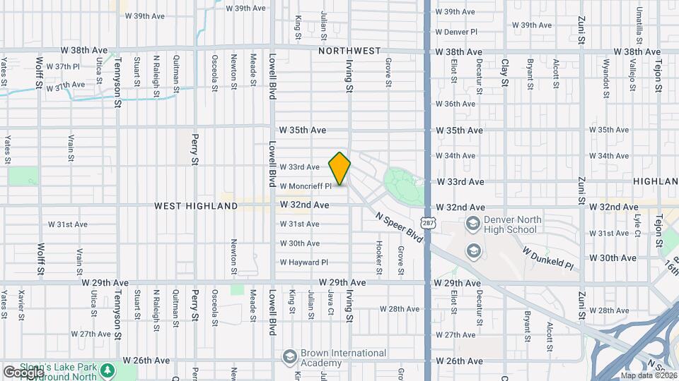 3320 W Moncrieff Pl Mapa y Detalles de la Ubicación
