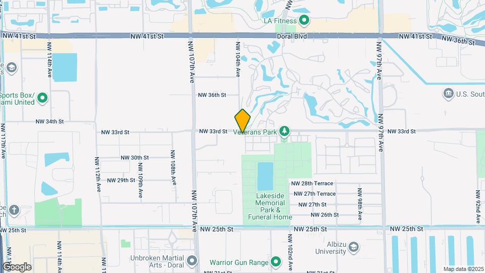 3250 NW 103rd Path Map and Location Details