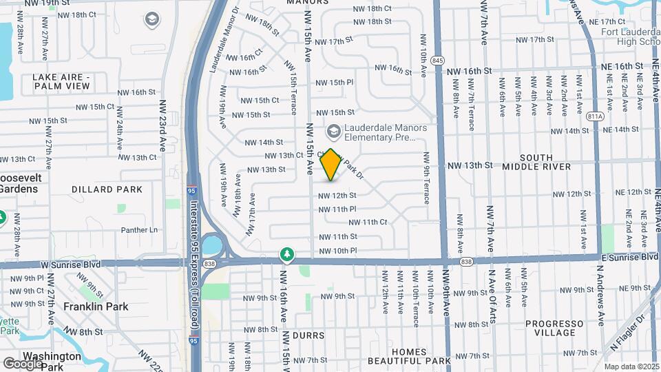 1402 NW 13th Ct Map and Location Details