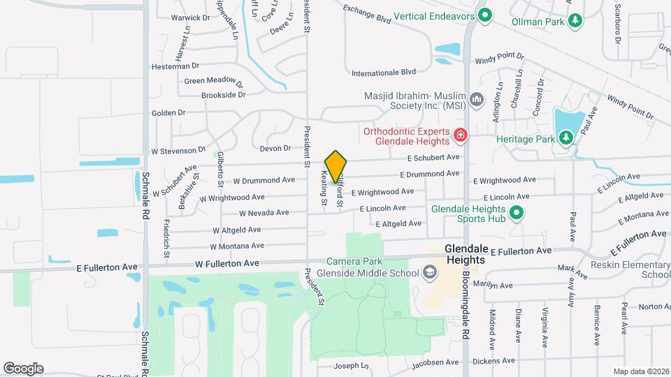 1694 Clifford St Map and Location Details