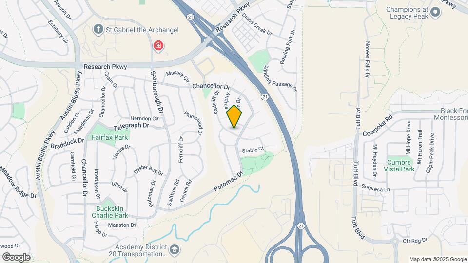 8123 Radcliff Dr Map and Location Details