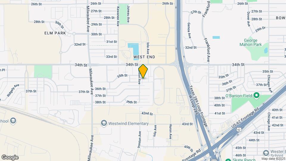 6110 36th St Map and Location Details