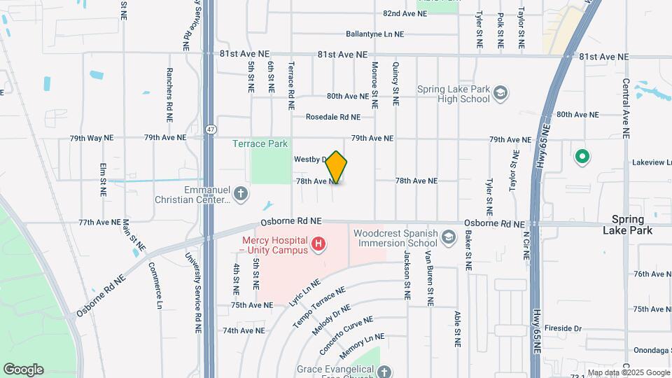 602 78th Ave NE Map and Location Details