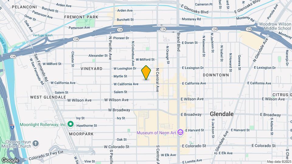 337 W California Ave Map and Location Details