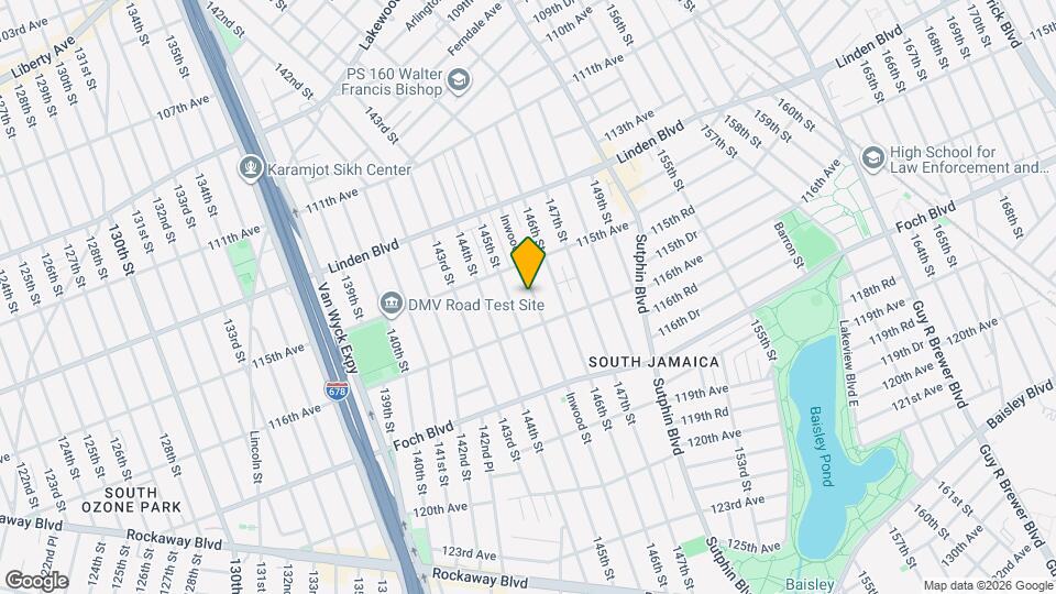 115-30 Inwood St Map and Location Details