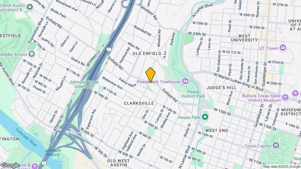 1417 W Lynn St Map and Location Details
