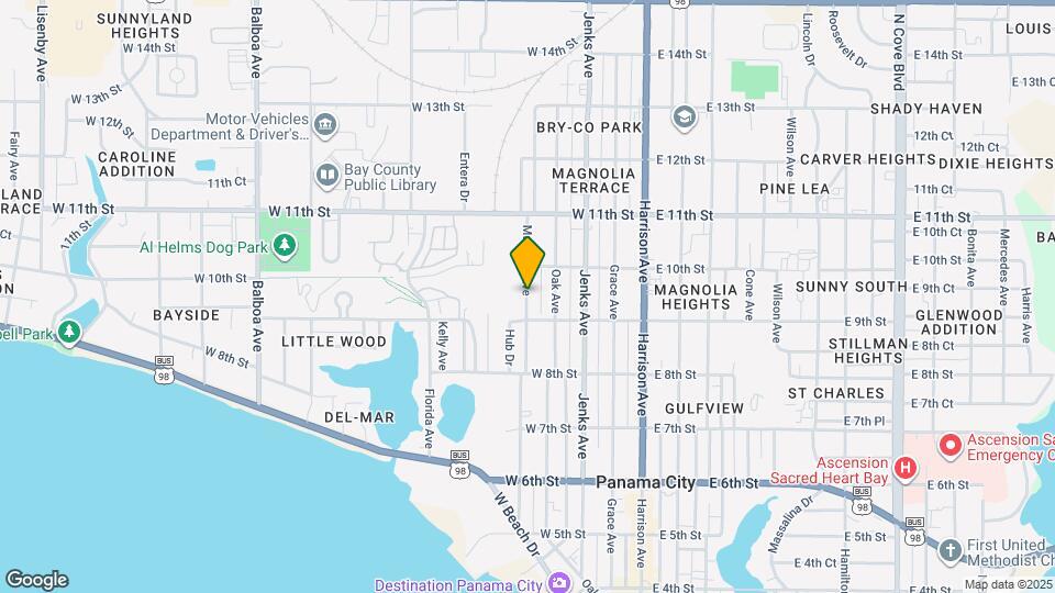 908 Mulberry Ave Map and Location Details