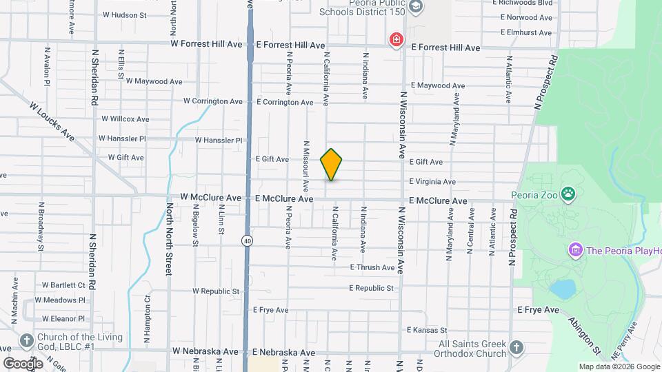 504 E Virginia Ave Map and Location Details