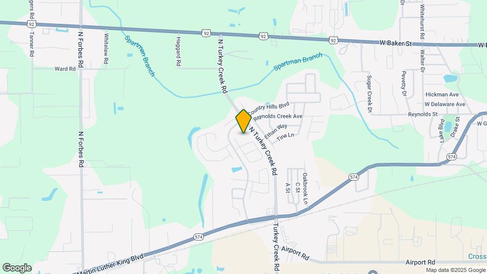 4611 S Country Hills Ct Map and Location Details