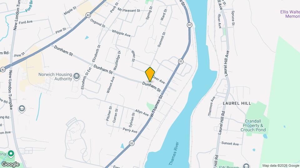 43 Dunham St Map and Location Details