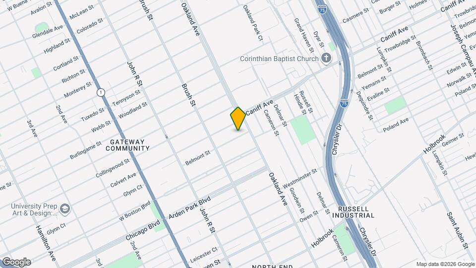 613 Belmont St, Unit 613 Map and Location Details