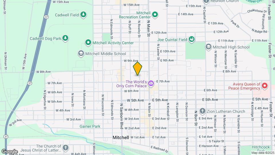 709 N Rowley St Mapa y Detalles de la Ubicación