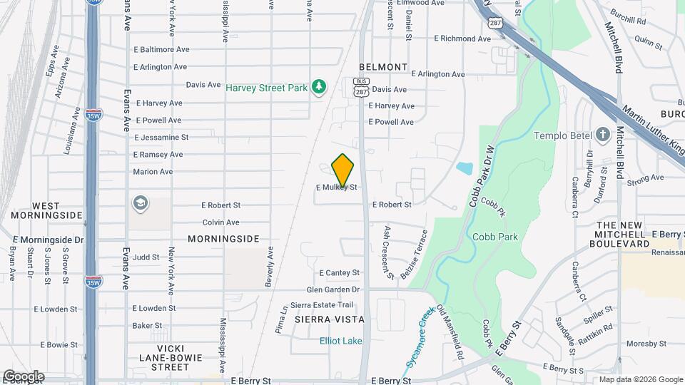 1436-1438 E Mulkey St Map and Location Details
