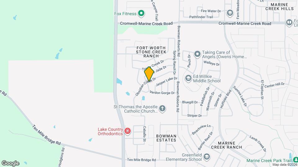 6120 Obsidian Creek Ct Mapa y Detalles de la Ubicación