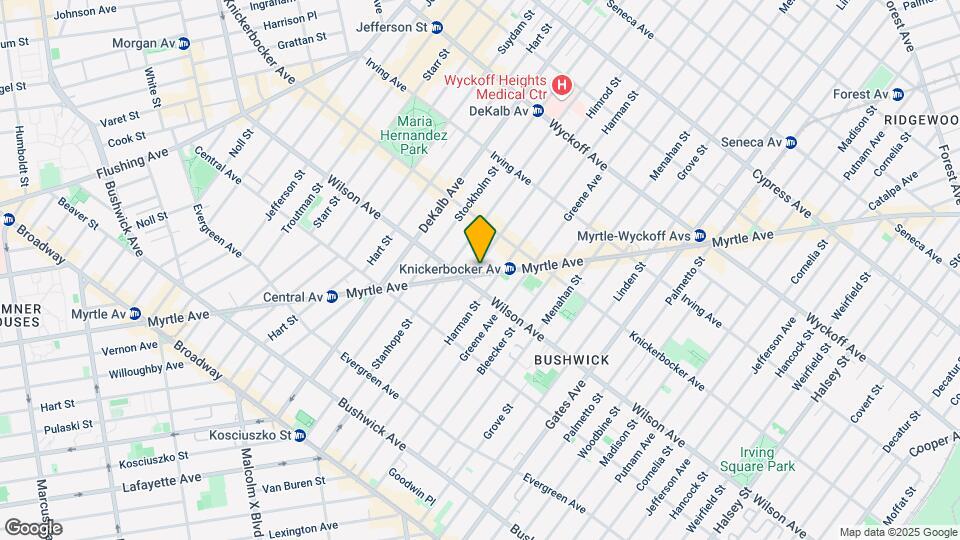 1381 Myrtle Ave Mapa y Detalles de la Ubicación