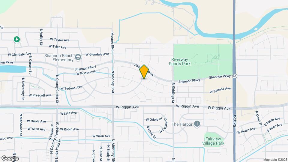 1821 W Corvina Ave Map and Location Details