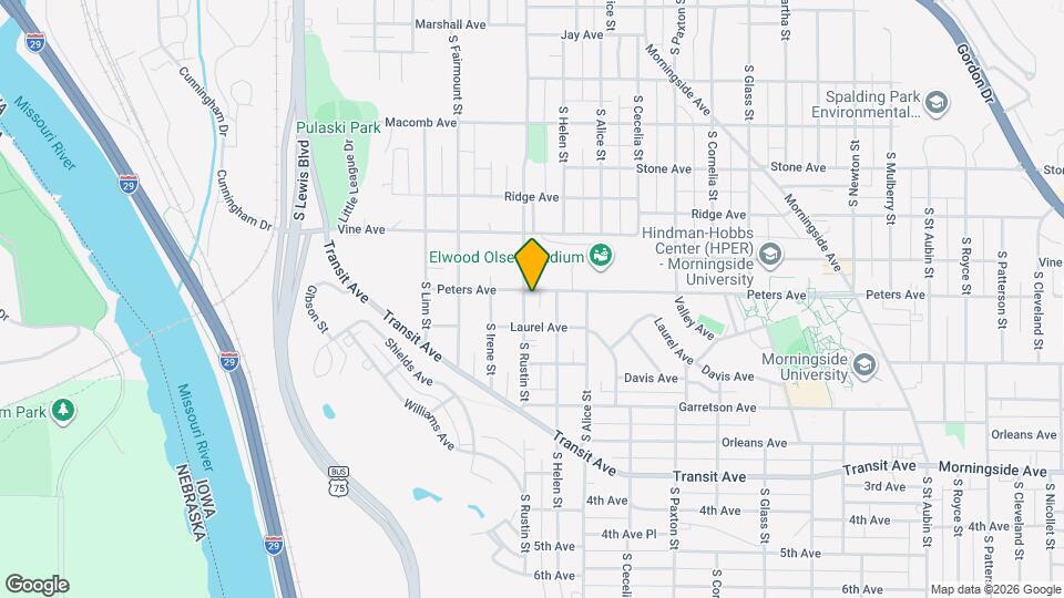 2902 Peters Ave Map and Location Details