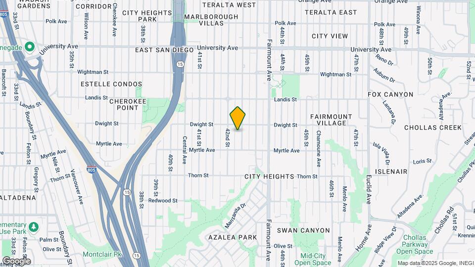 3566 Van Dyke Ave Map and Location Details
