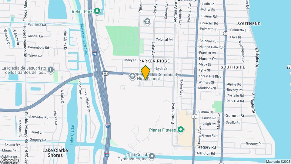 824 Winters St Map and Location Details