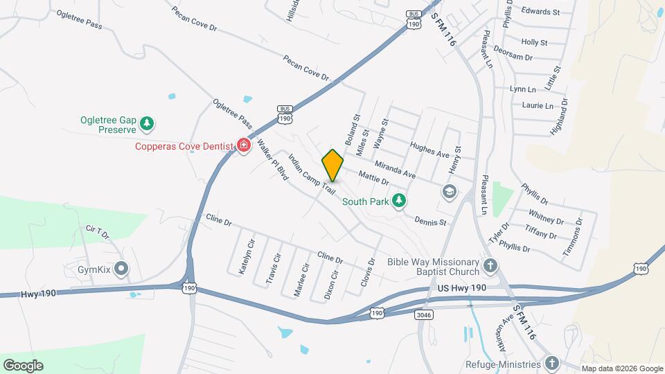 1814 Indian Camp Trail Map and Location Details