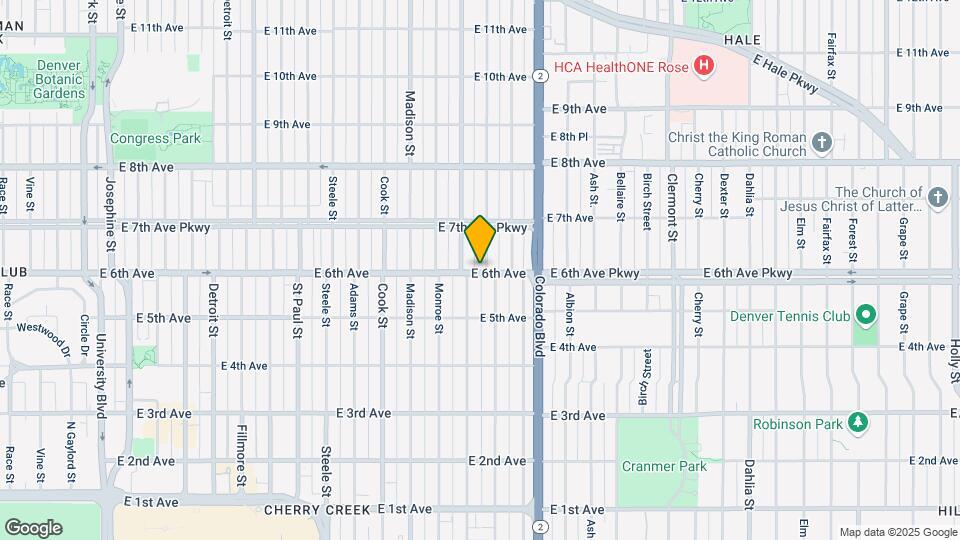 601 Jackson St Map and Location Details