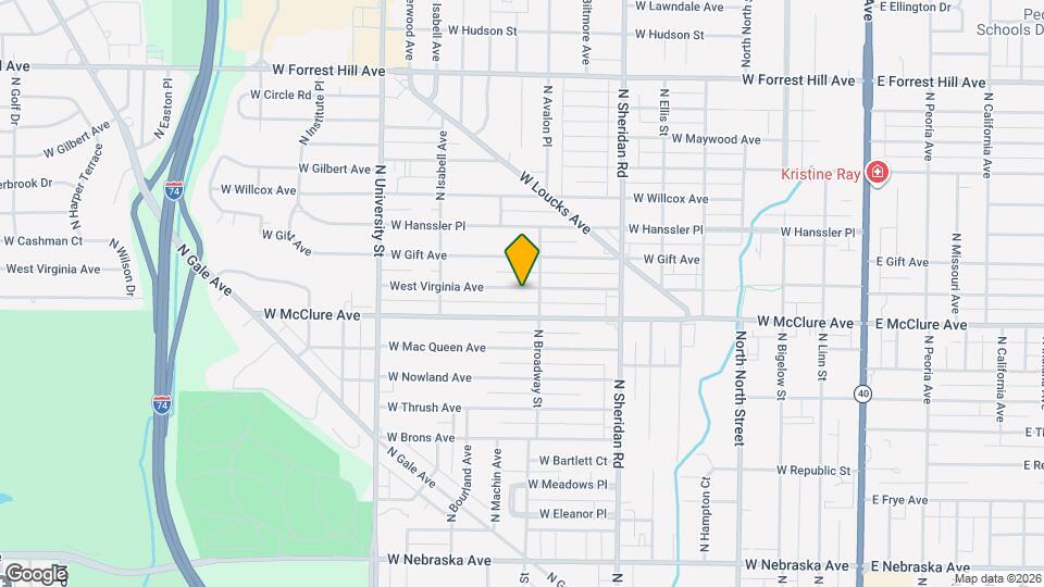 910 W Virginia Ave Map and Location Details