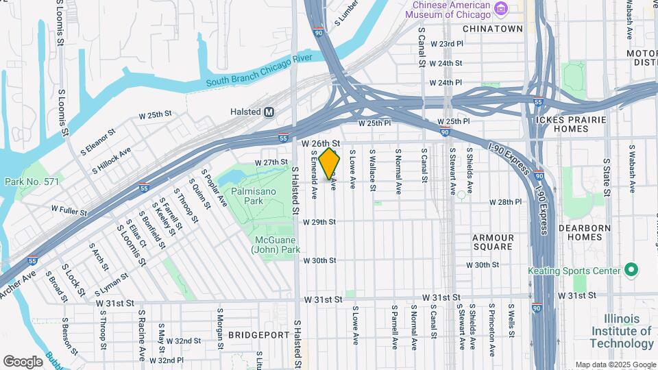 707 W 28th St Map and Location Details