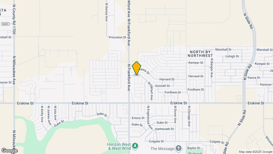 809 N Evanston Ave Map and Location Details