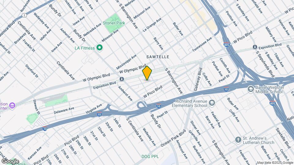 11827 Tennessee Ave Map and Location Details
