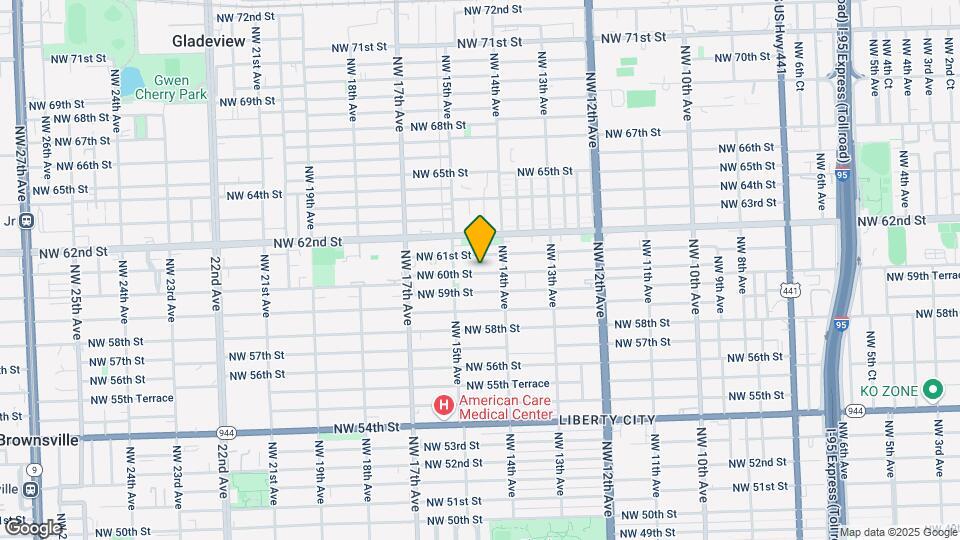 1435 NW 60th St Map and Location Details