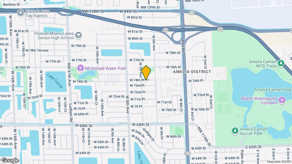 670 W 74th Pl, Unit B1 Map and Location Details