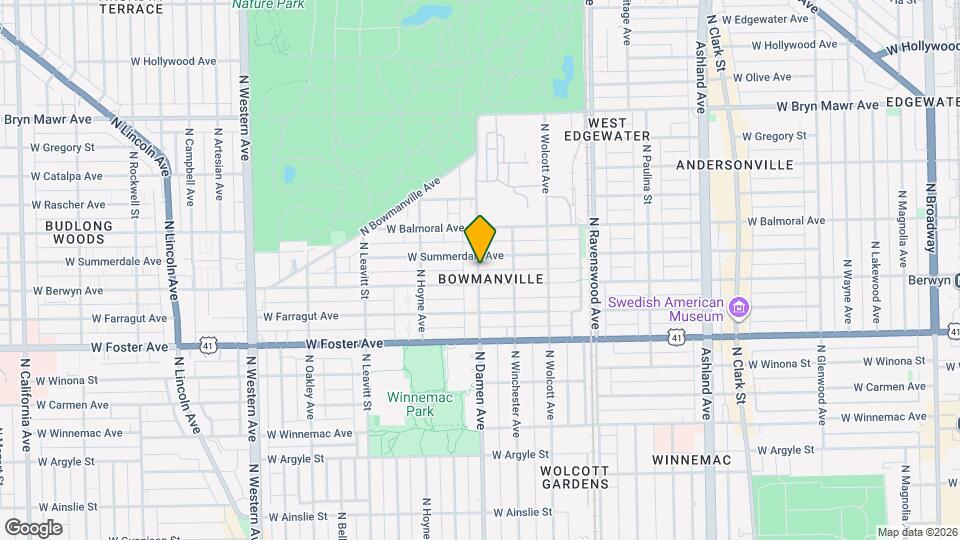 5315 N Damen Ave Map and Location Details