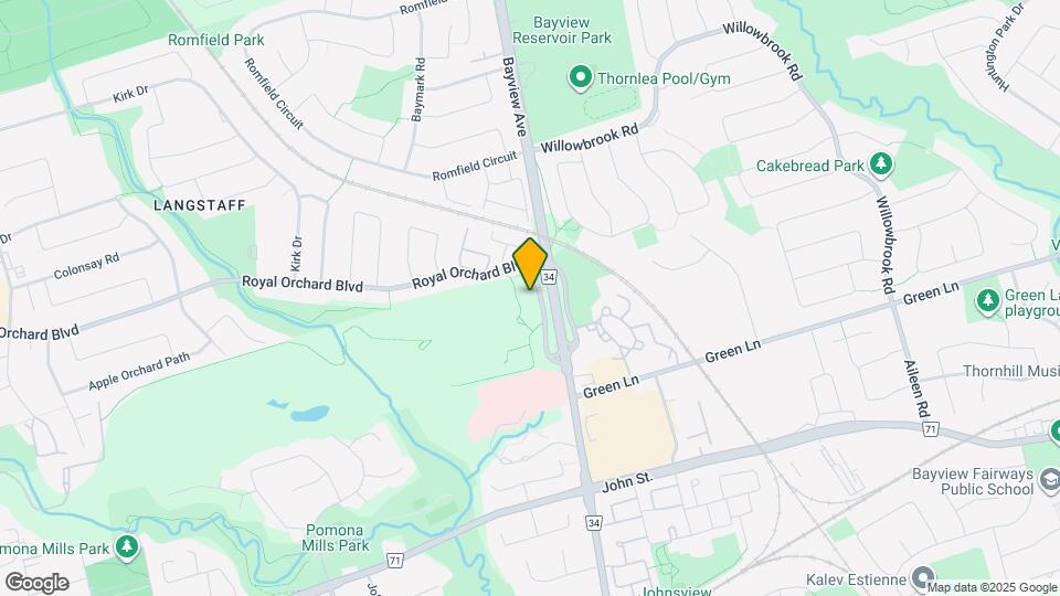 399 Royal Orchard Blvd Map and Location Details