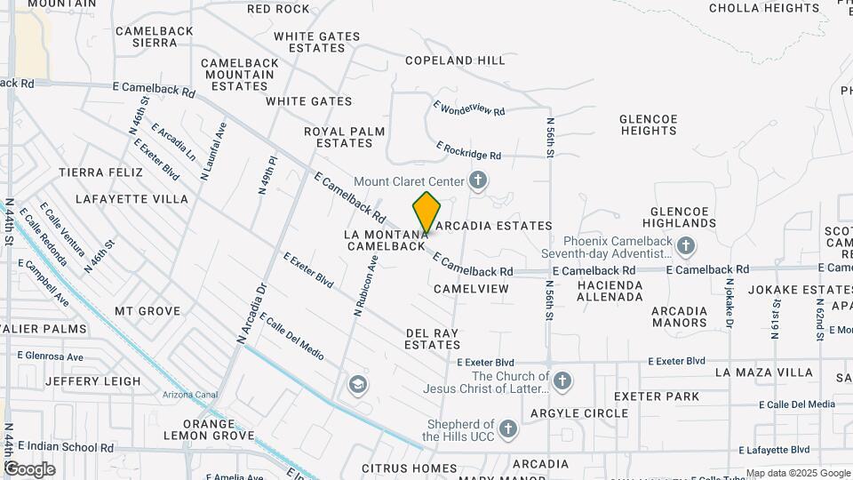 5310 E Camelback Rd Map and Location Details