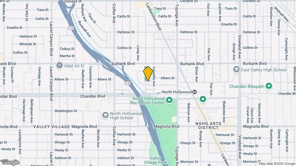 11521 Cumpston St Map and Location Details