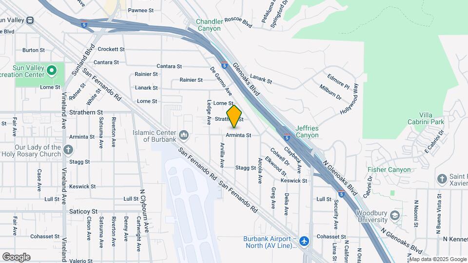 10301 Arminta St Map and Location Details