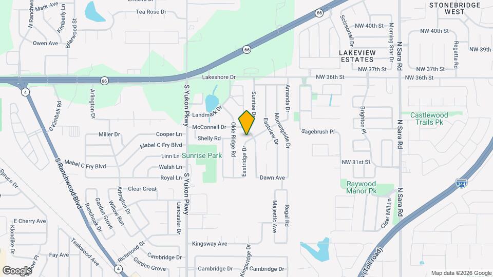 504 Eastridge Dr Map and Location Details