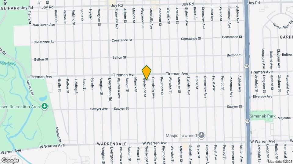 7786 Westwood St Map and Location Details