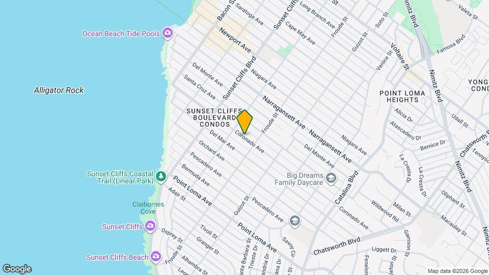 4647 Coronado Ave Mapa y Detalles de la Ubicación
