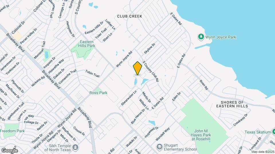 1400 Shadow Brook Trail Map and Location Details