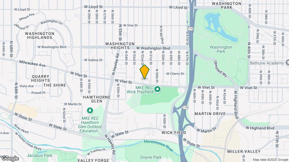 1410 N 52nd St Map and Location Details