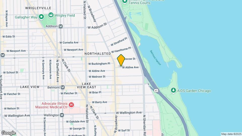 531 W Aldine Ave, Unit M03B Map and Location Details