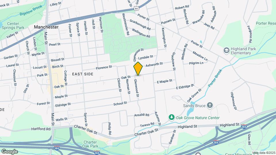 268 Oak St Map and Location Details