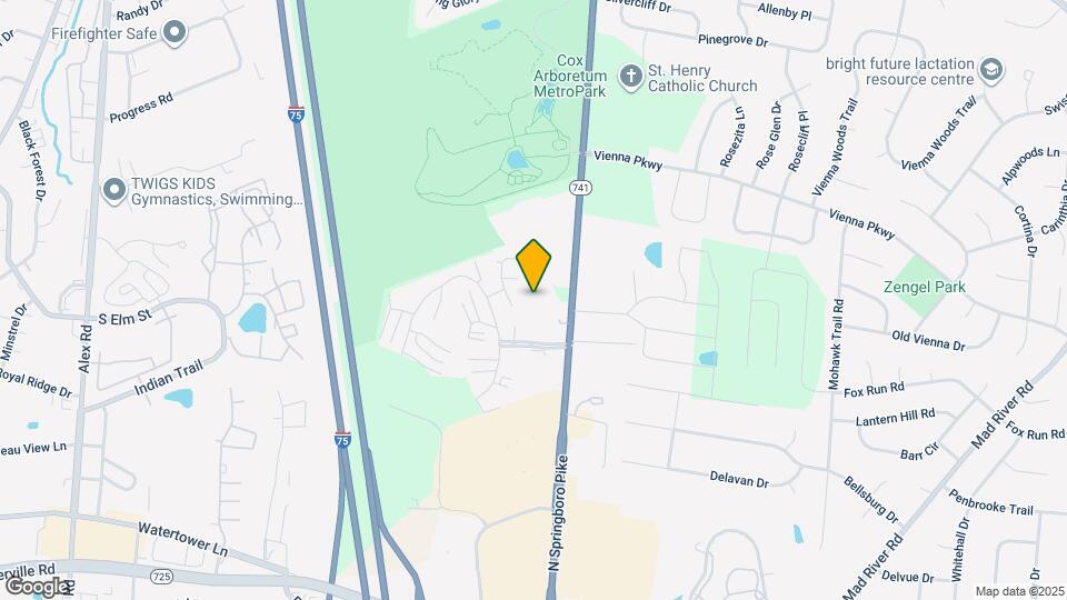 7159 N Springboro Pike Map and Location Details