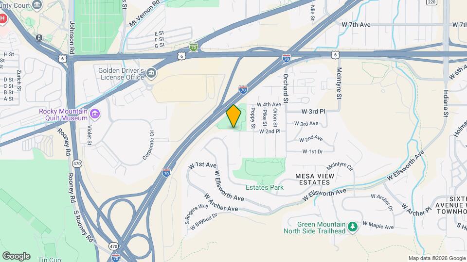 16499 W 2nd Pl, Unit Unit A Map and Location Details