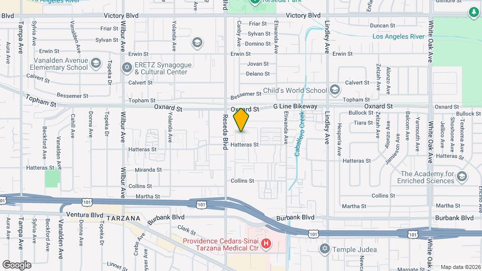 18433 Hatteras St, Unit 207 Map and Location Details